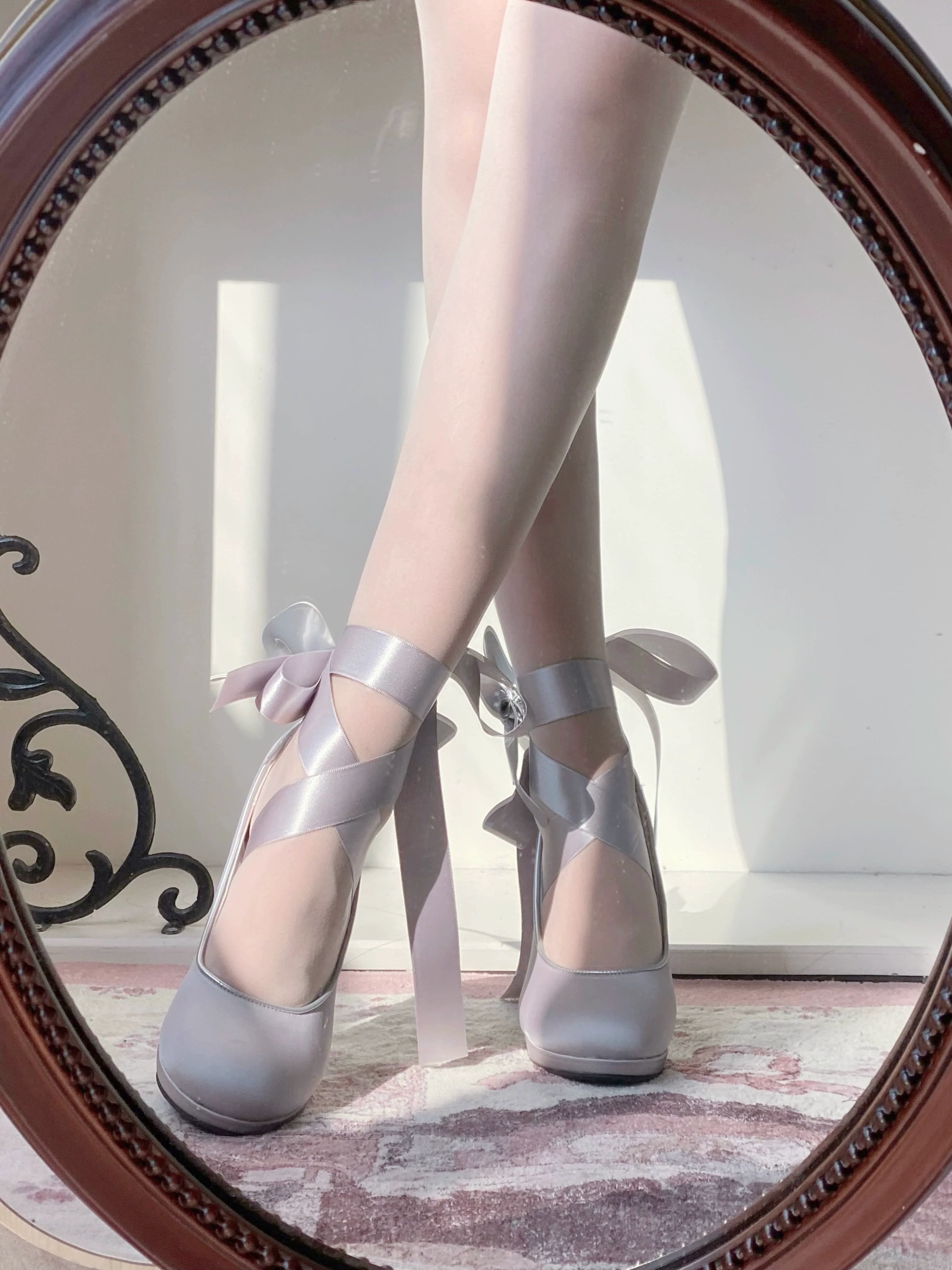 Butterfly Specimen - Ballet Style Lolita Shoes Elegant Platform Lolita Heels - Image 36