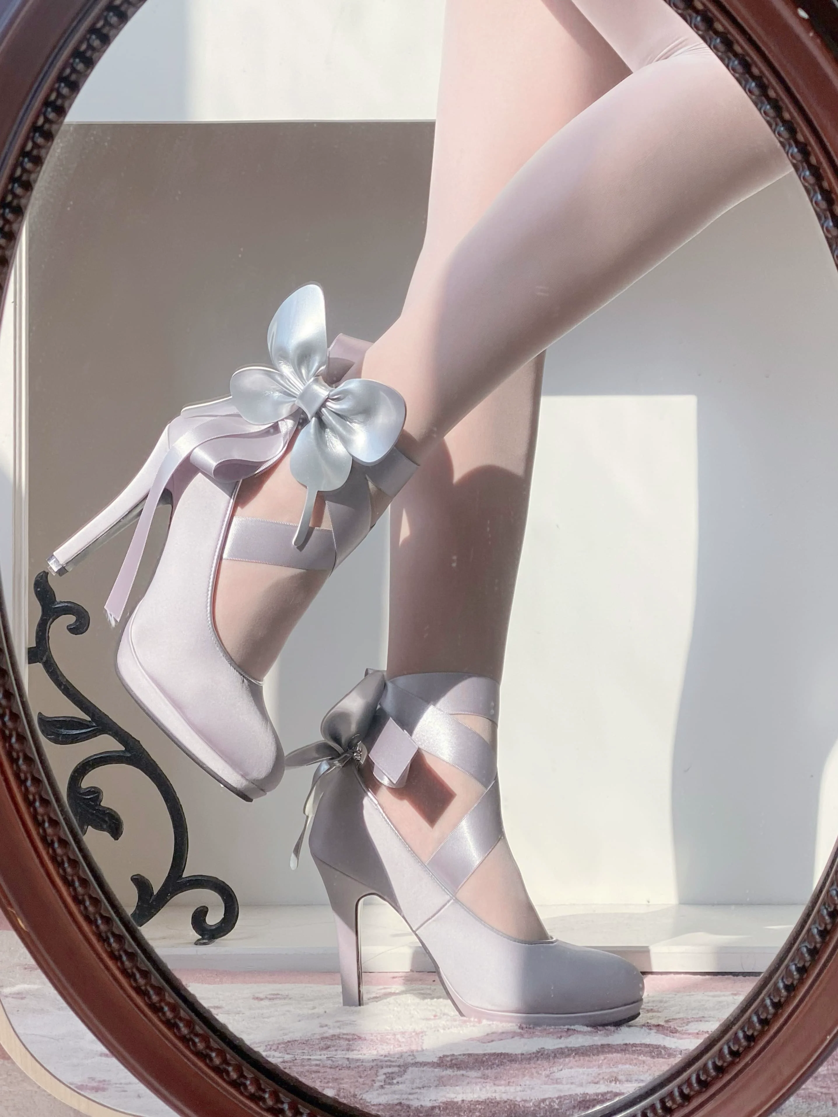 Butterfly Specimen - Ballet Style Lolita Shoes Elegant Platform Lolita Heels - Image 39