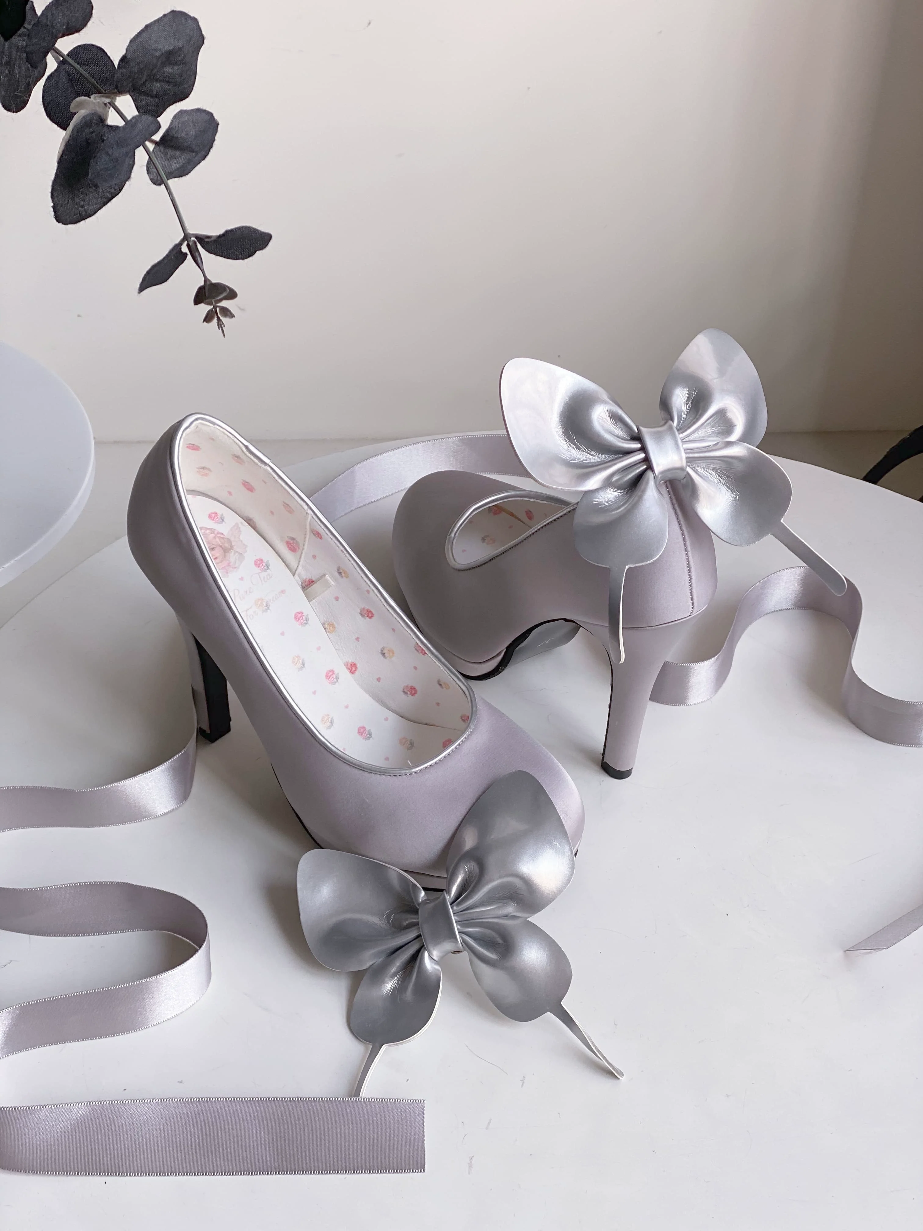 Butterfly Specimen - Ballet Style Lolita Shoes Elegant Platform Lolita Heels - Image 42