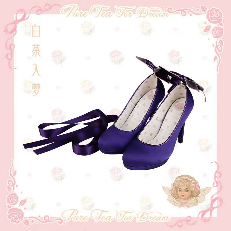 Butterfly Specimen - Ballet Style Lolita Shoes Elegant Platform Lolita Heels - Image 45