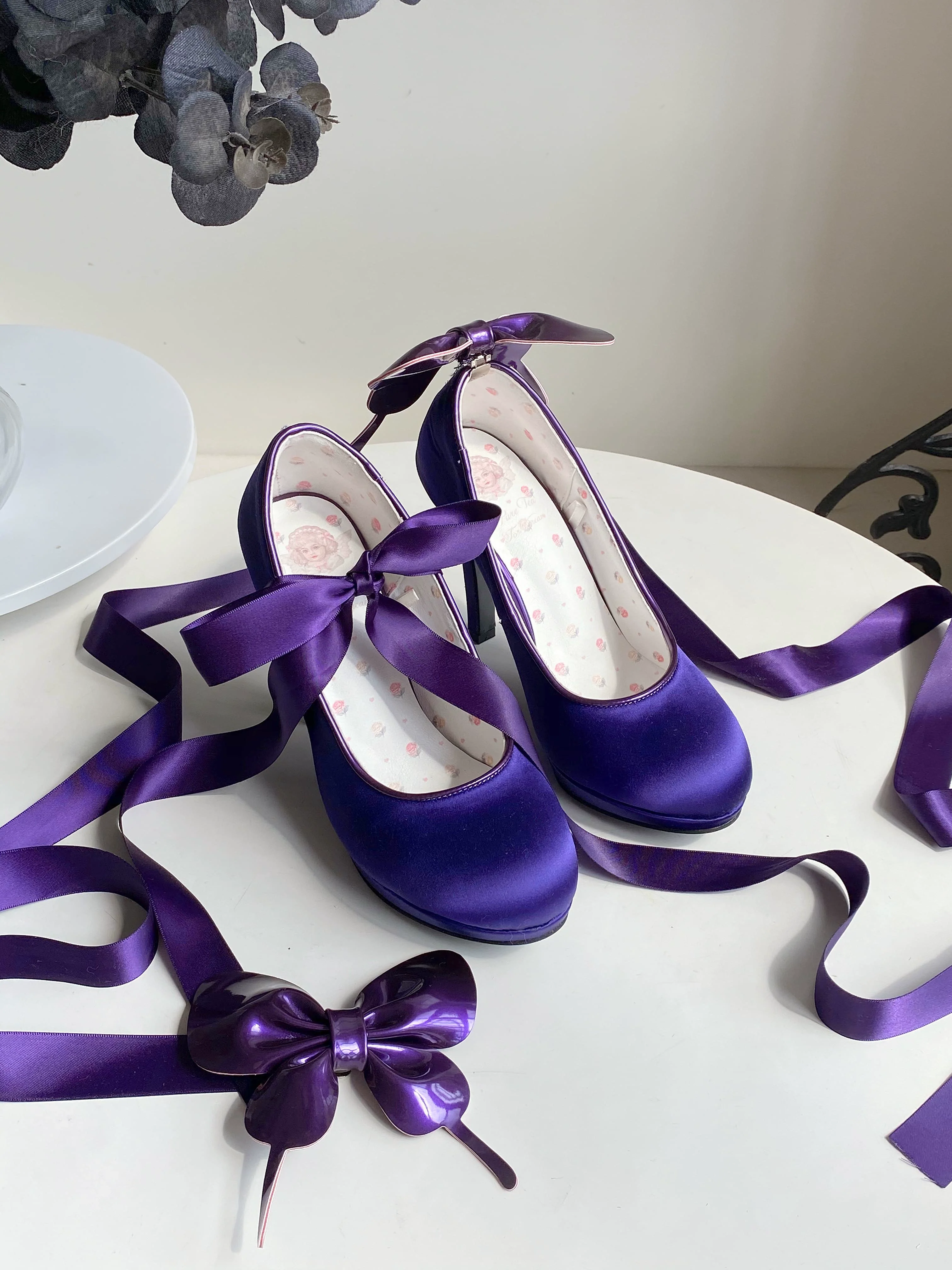Butterfly Specimen - Ballet Style Lolita Shoes Elegant Platform Lolita Heels - Image 46
