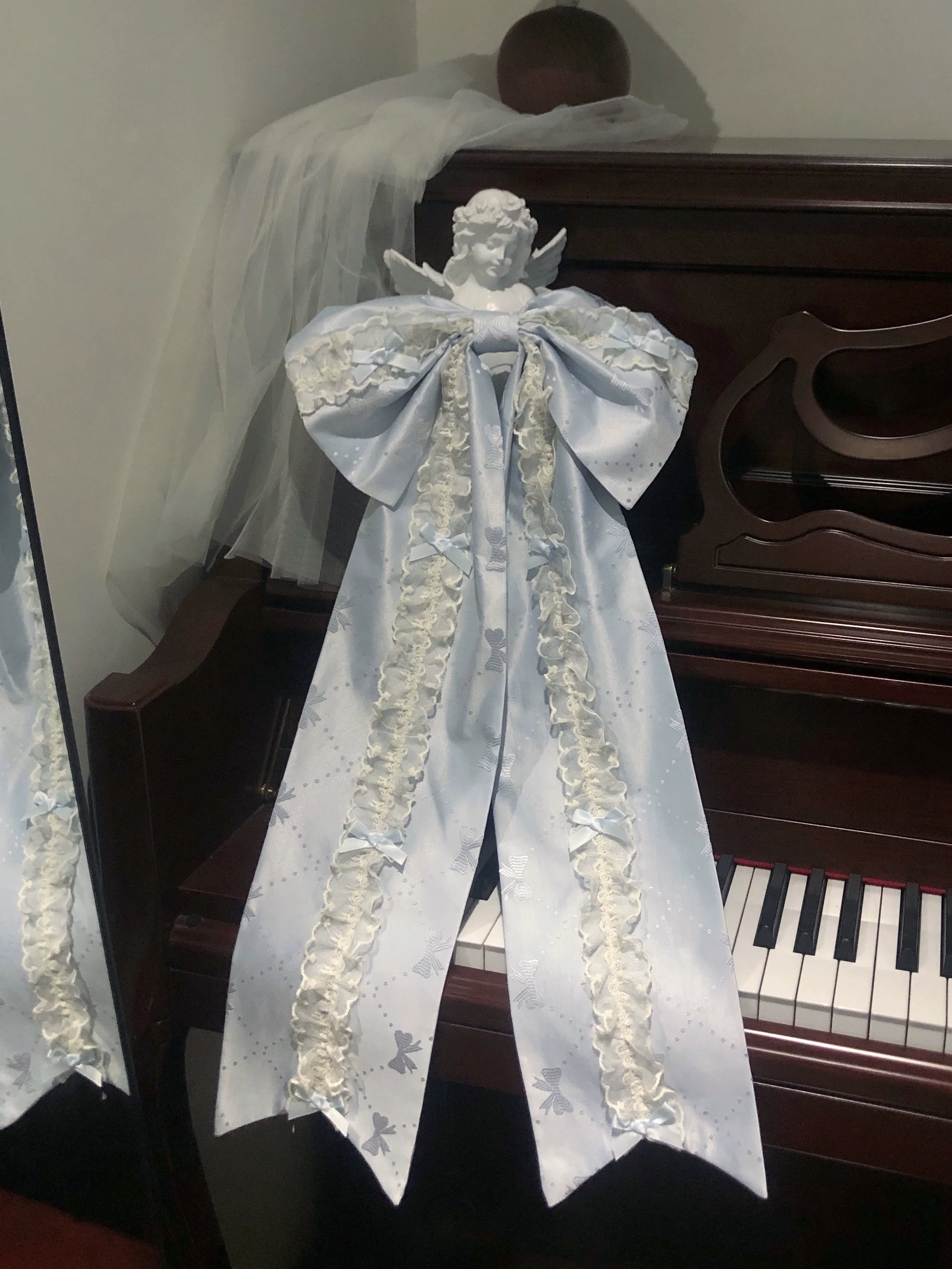 Dreamy Butterfly - Ballet-style Sweet Lolita JSK Dress With Large Bow Trailing - Image 31