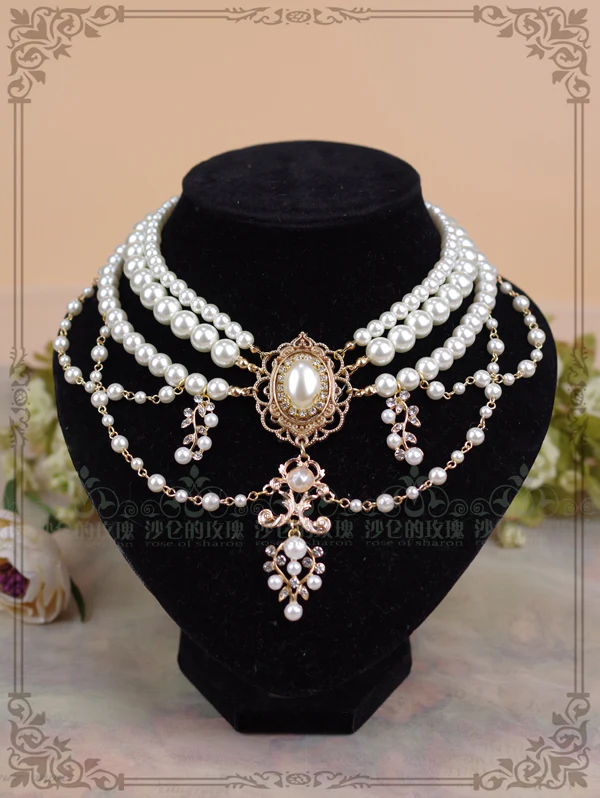 Baroque Layered Pearl Lolita Necklace