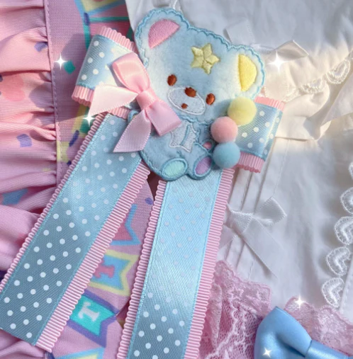 Bear Doll - 1000SE - Lolita Sweet Corsage Hair Clip Pin Accessories - Image 10