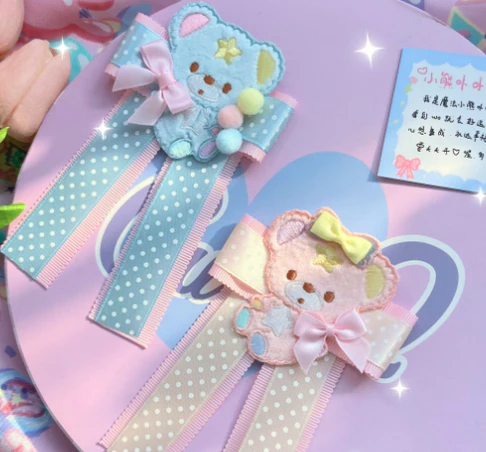 Bear Doll - 1000SE - Lolita Sweet Corsage Hair Clip Pin Accessories - Image 14