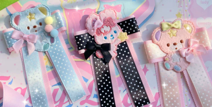 Bear Doll - 1000SE - Lolita Sweet Corsage Hair Clip Pin Accessories - Image 17