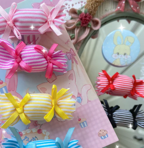 Bear Doll - Augustina - Sweet Lolita Candy Hair Clip and Brooch - Image 3