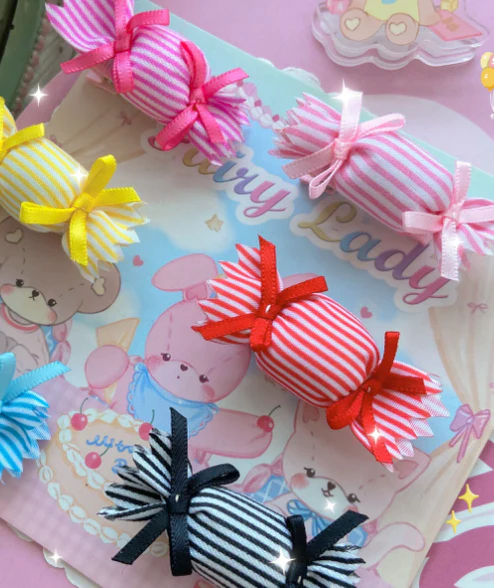 Bear Doll - Augustina - Sweet Lolita Candy Hair Clip and Brooch - Image 4
