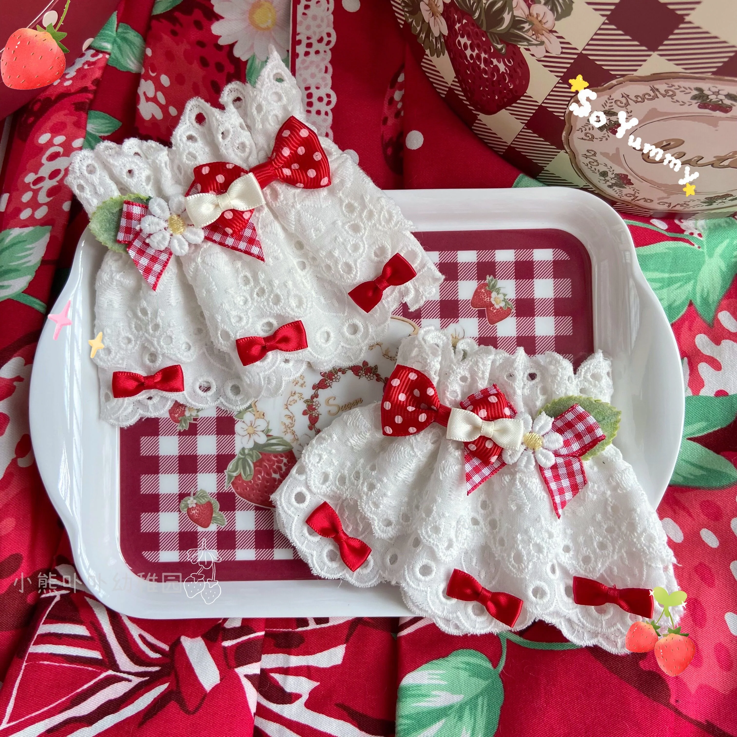 Bear Doll - Original Cute Lolita Bow Cuffs - Image 13