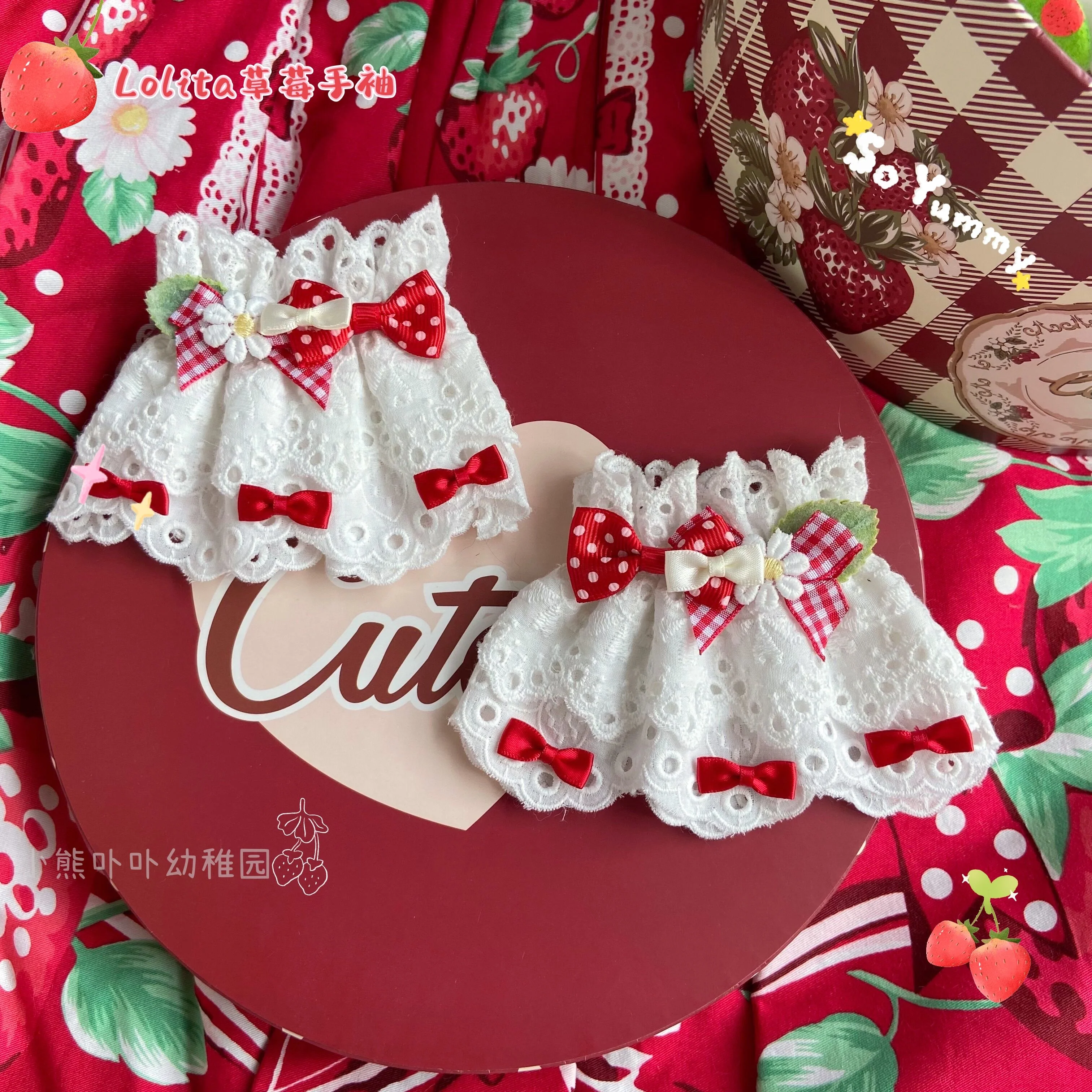 Bear Doll - Original Cute Lolita Bow Cuffs - Image 15