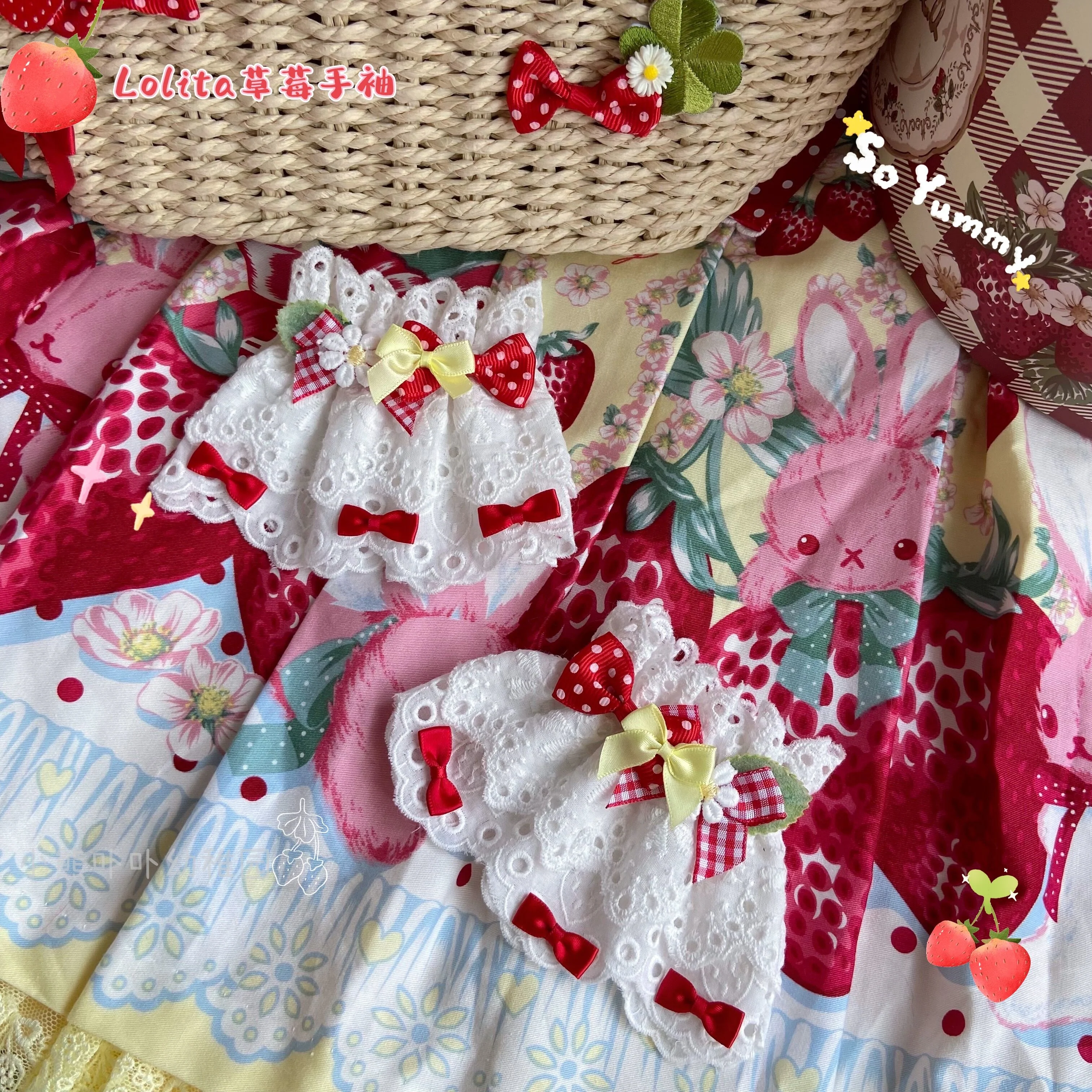 Bear Doll - Original Cute Lolita Bow Cuffs - Image 17