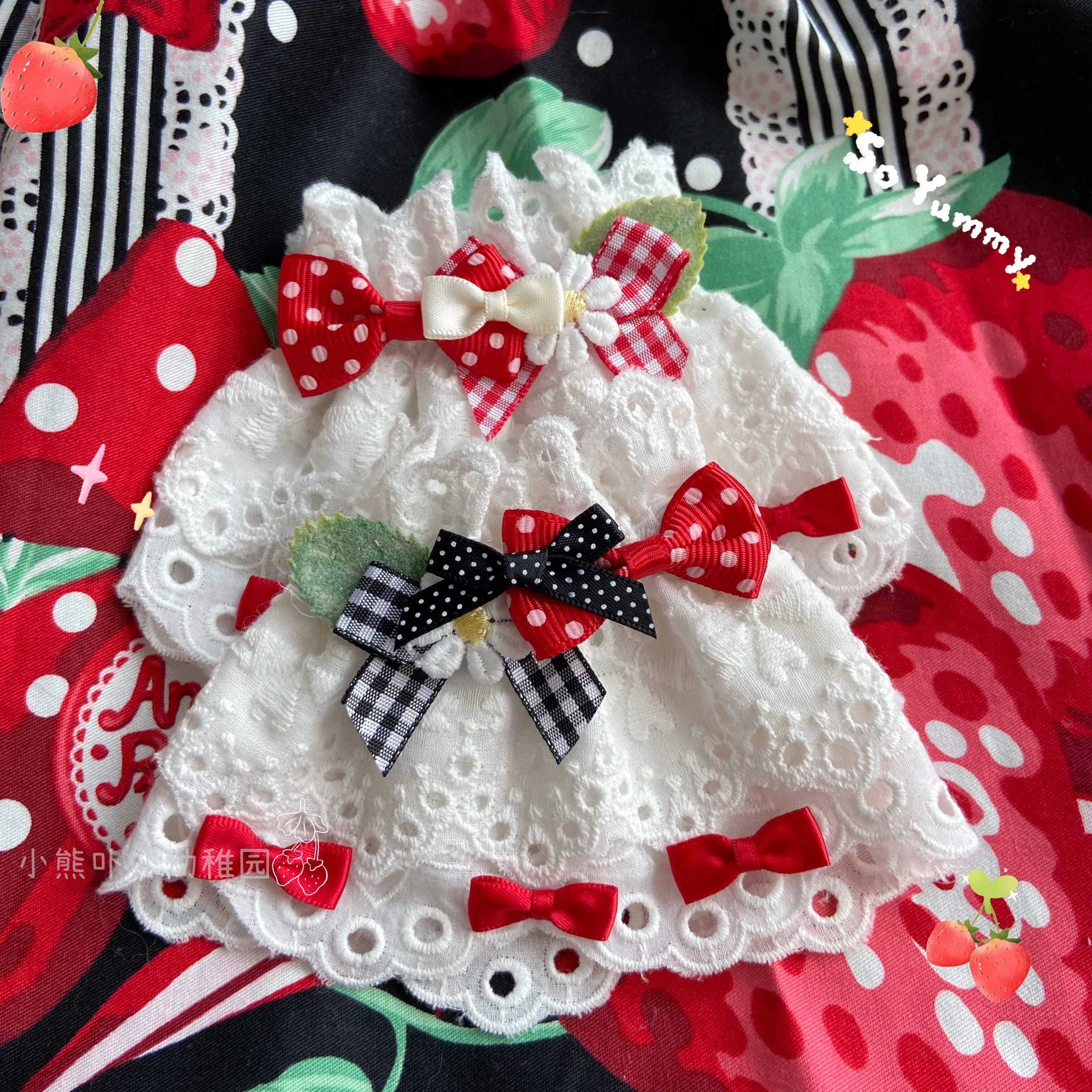 Bear Doll - Original Cute Lolita Bow Cuffs - Image 7