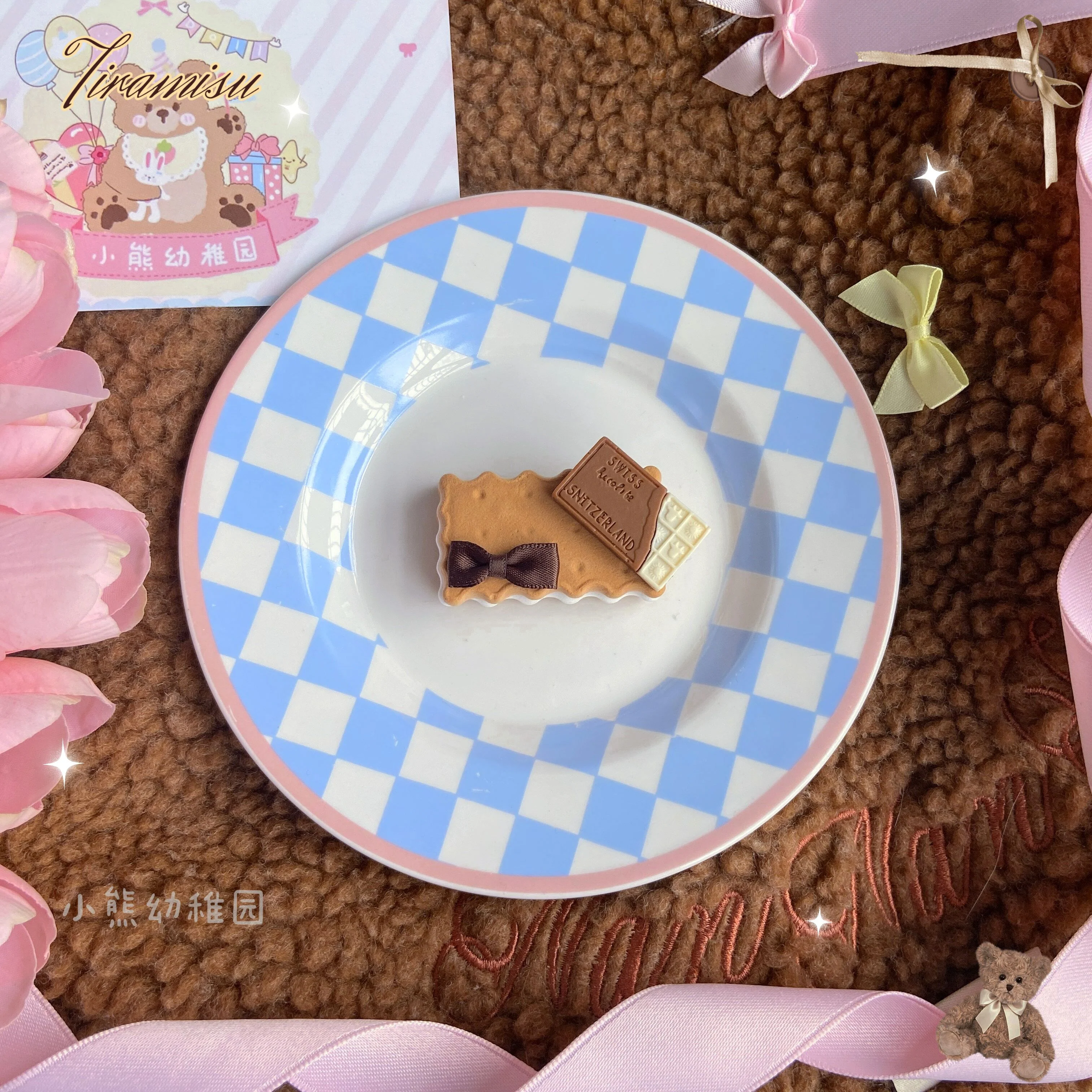 Bear Doll - Sweet Cookie Charm Set - Kawaii Lolita Necklace and Hairclip - Image 14