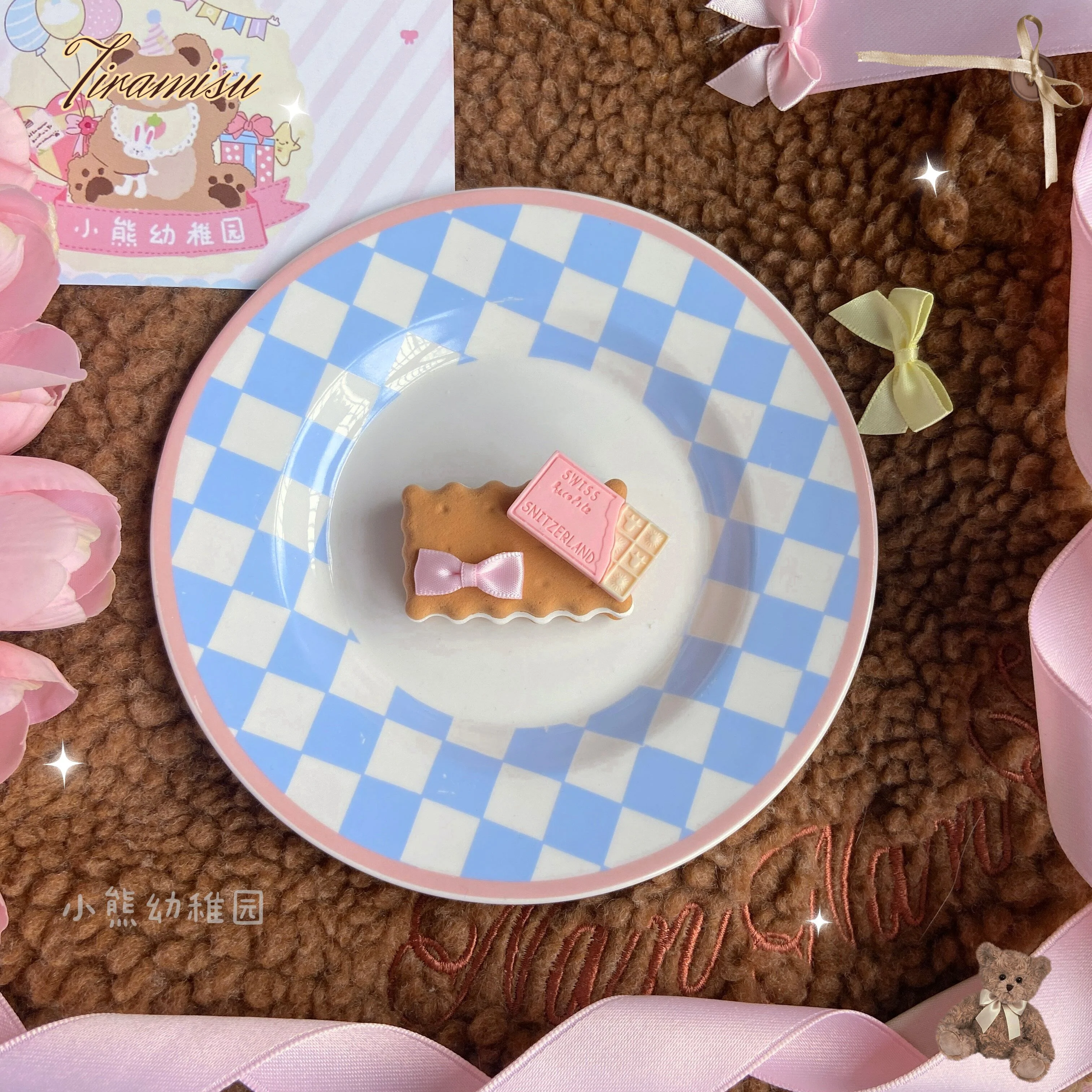 Bear Doll - Sweet Cookie Charm Set - Kawaii Lolita Necklace and Hairclip - Image 15
