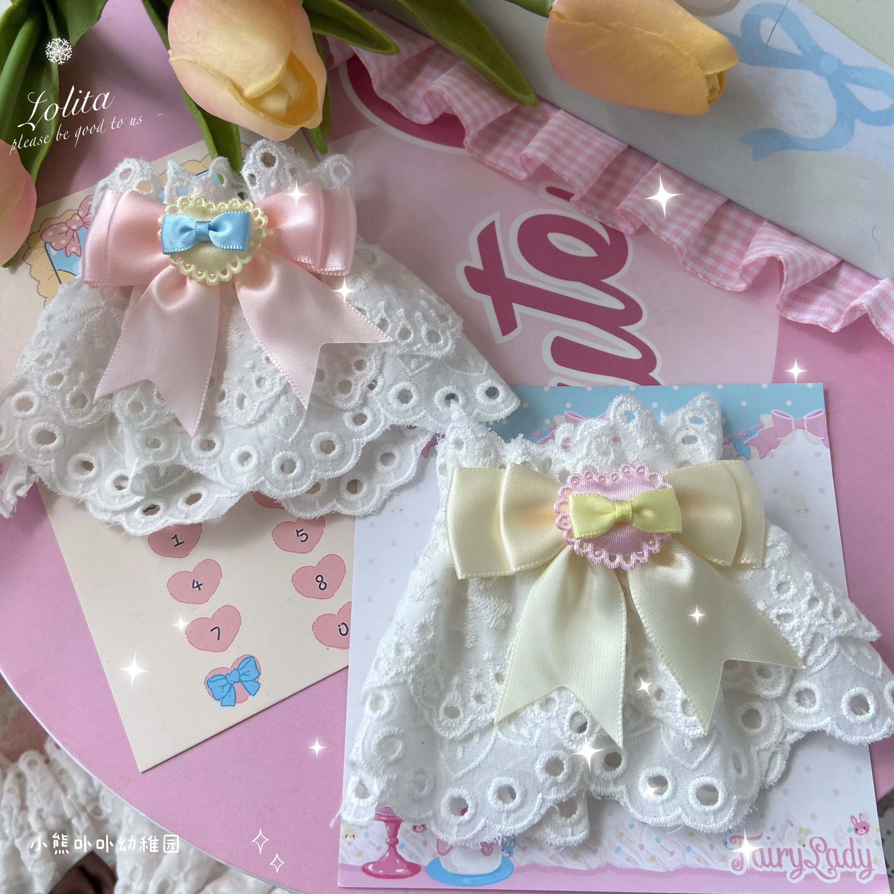 Bear Doll - Sweet Lolita Cuff with Heart and Bow - Image 13