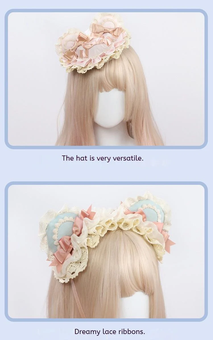 The Accessories' Story - Bear Ear Sweet Lolita Head Accessory - Image 24
