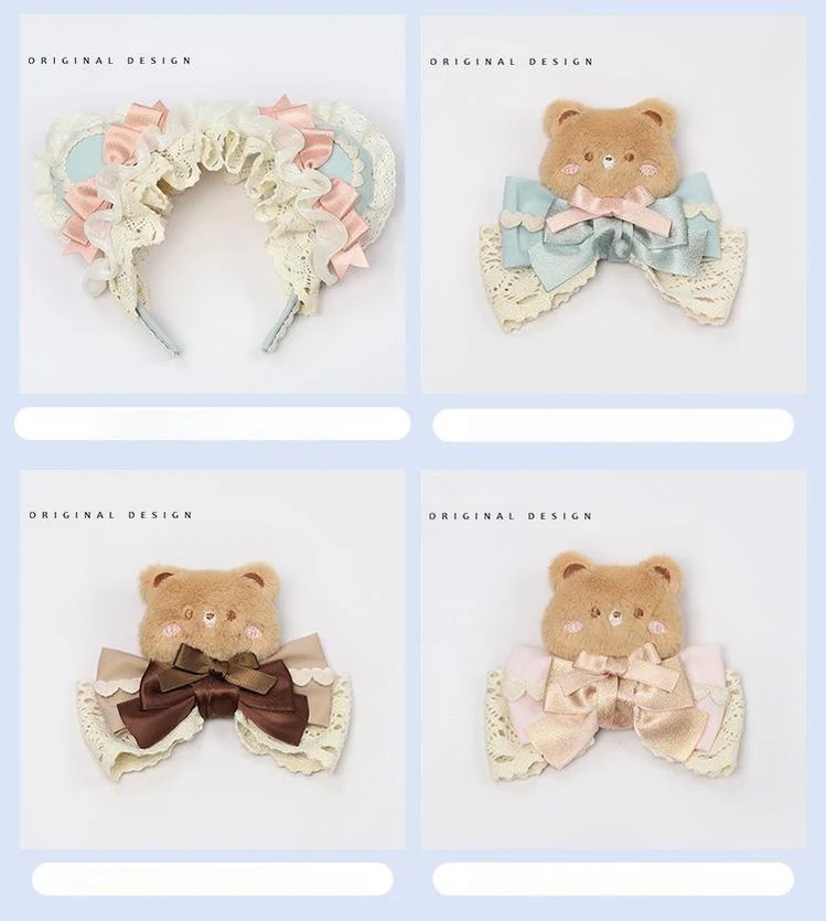 The Accessories' Story - Bear Ear Sweet Lolita Head Accessory - Image 25
