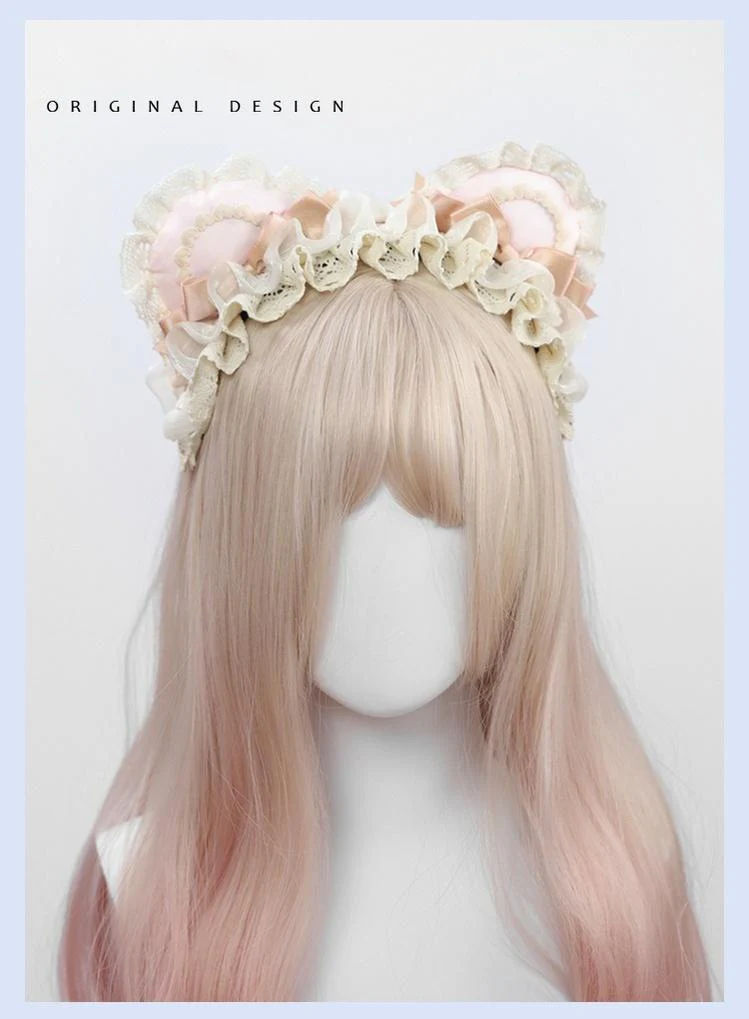 The Accessories' Story - Bear Ear Sweet Lolita Head Accessory - Image 3