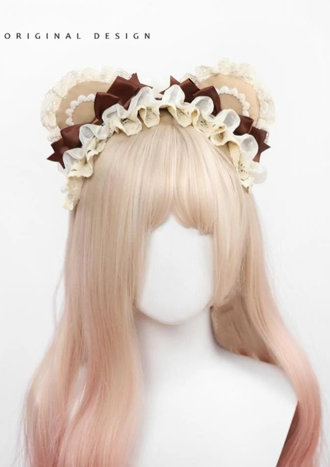 The Accessories' Story - Bear Ear Sweet Lolita Head Accessory - Image 4