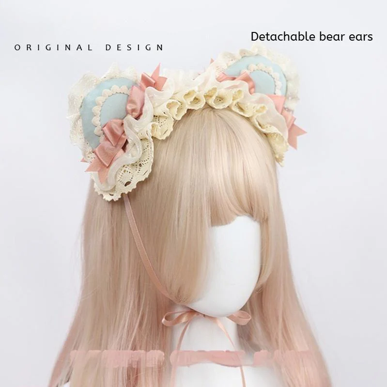 The Accessories' Story - Bear Ear Sweet Lolita Head Accessory - Image 8