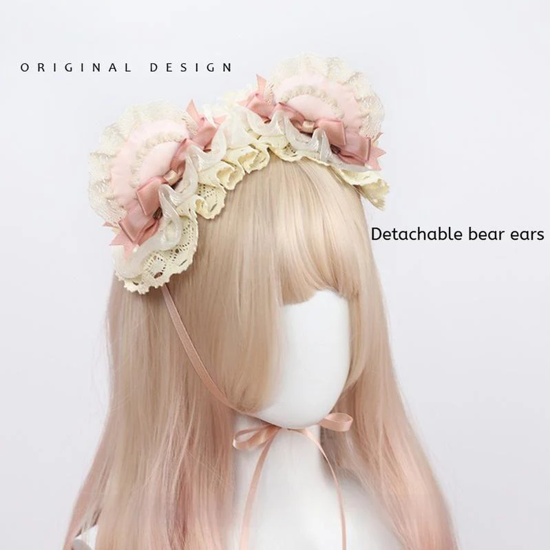 The Accessories' Story - Bear Ear Sweet Lolita Head Accessory - Image 9