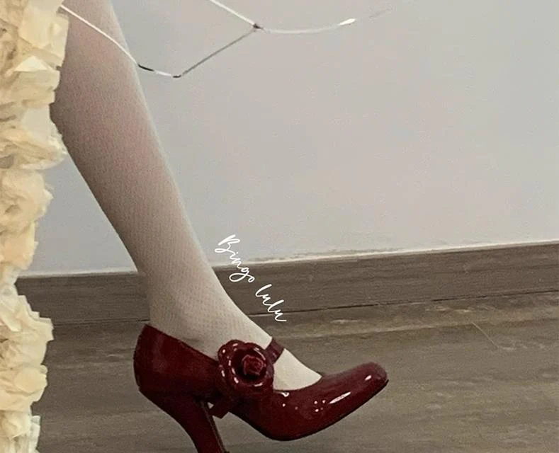 Bingo Lulu - Retro Sweet Lolita Shoes Mary Jane Lolita High Heels - Image 14