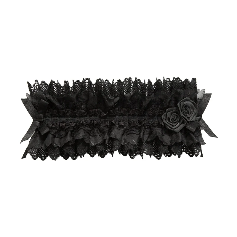 With PUJI - Letter and Poetry · Twilight - Black Gothic Lolita Skirt Set, Witch-Inspired - Image 43