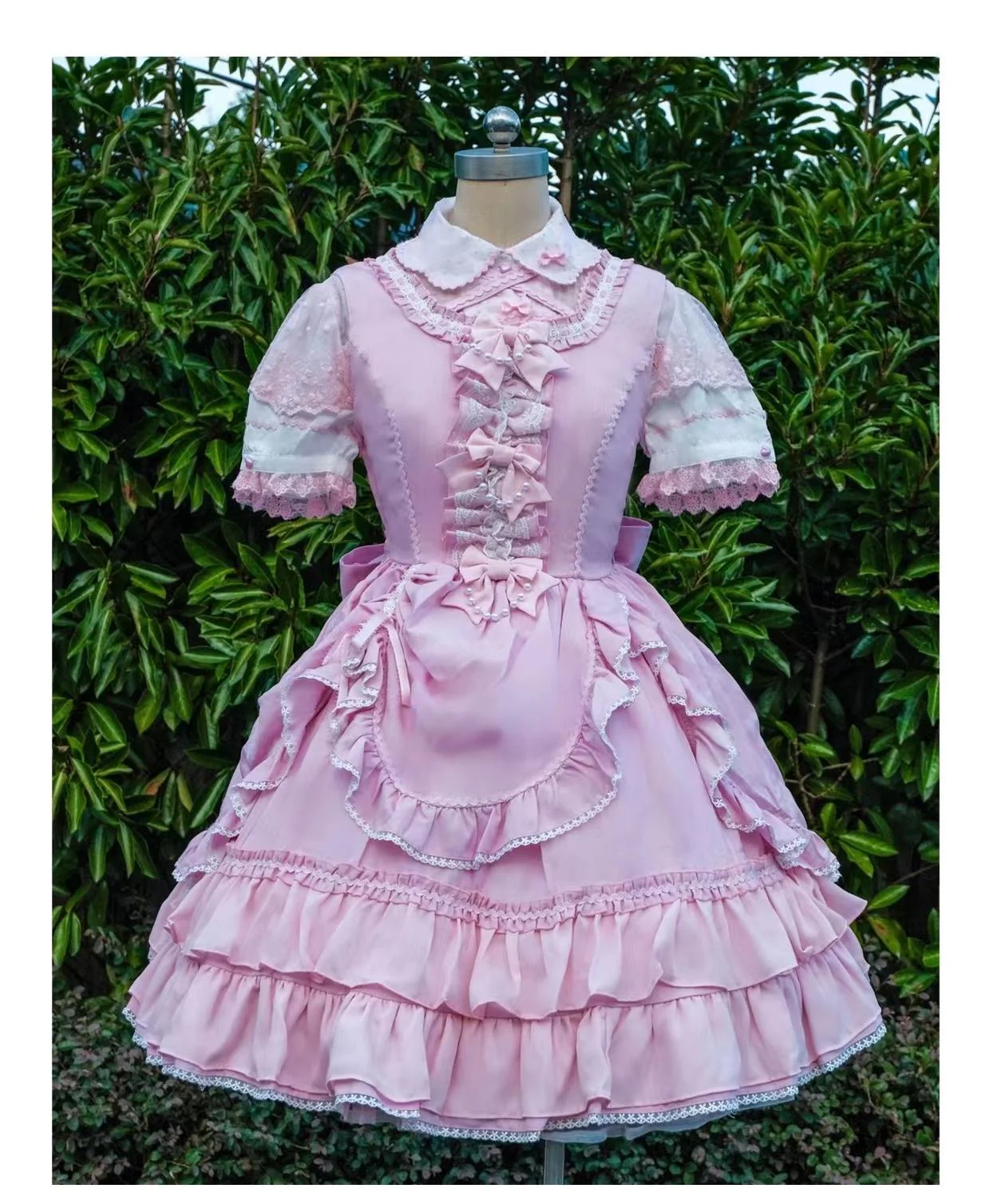 Catlow Rabbit - Black Lolita Doll OP/JSK with Adjustable Elasticity - Image 9
