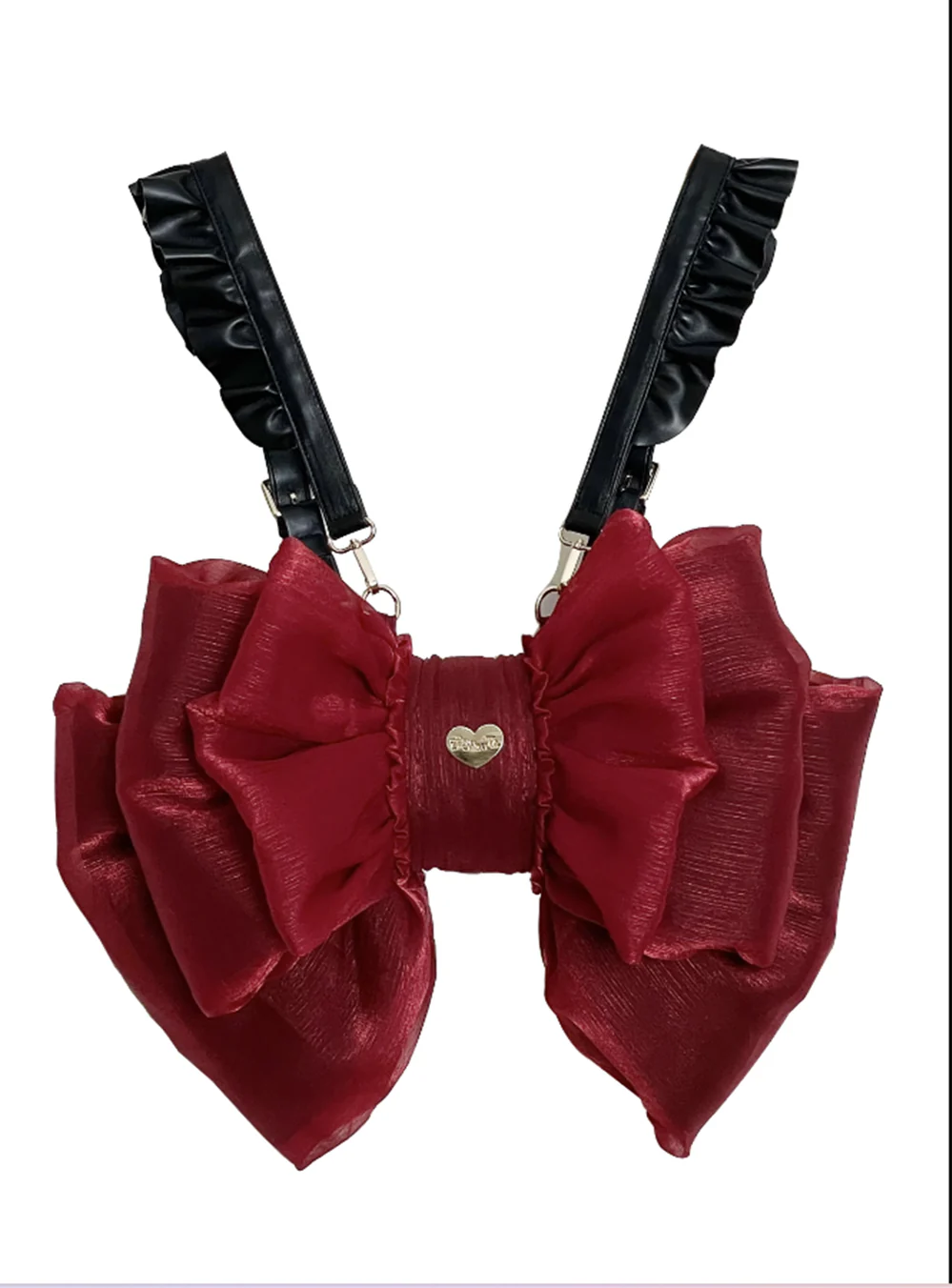 Satin Butterfly Bow Bag Versatile Elegance Lolita Bag - Image 15