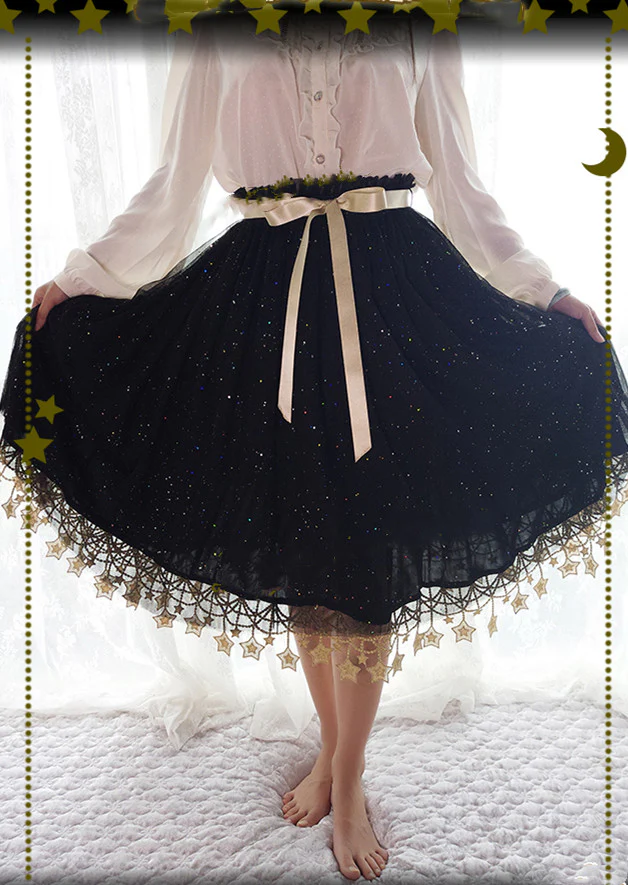 Stary Night - 19.7" (50 cm), 23.6" (60 cm), Lolita Underskirt - Image 12