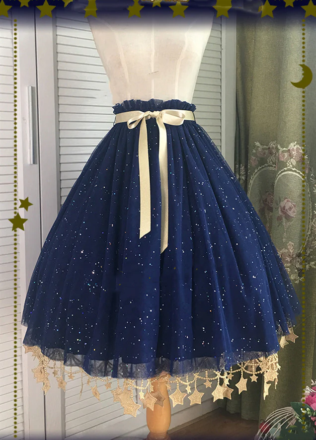 Stary Night - 19.7" (50 cm), 23.6" (60 cm), Lolita Underskirt - Image 17