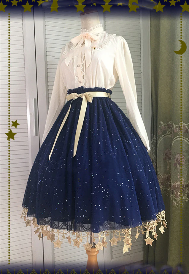 Stary Night - 19.7" (50 cm), 23.6" (60 cm), Lolita Underskirt - Image 19
