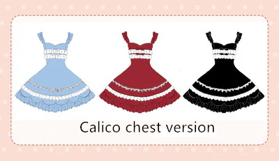 Solid Color Lolita Casual Dress Floral Dress JSK - Image 17