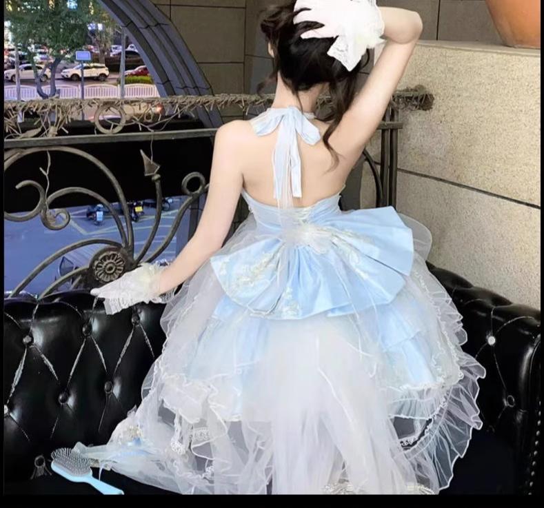 Daydream Whisper - Endless Summer - Bridal Wedding Lolita JSK Open-Back Dress - Image 21