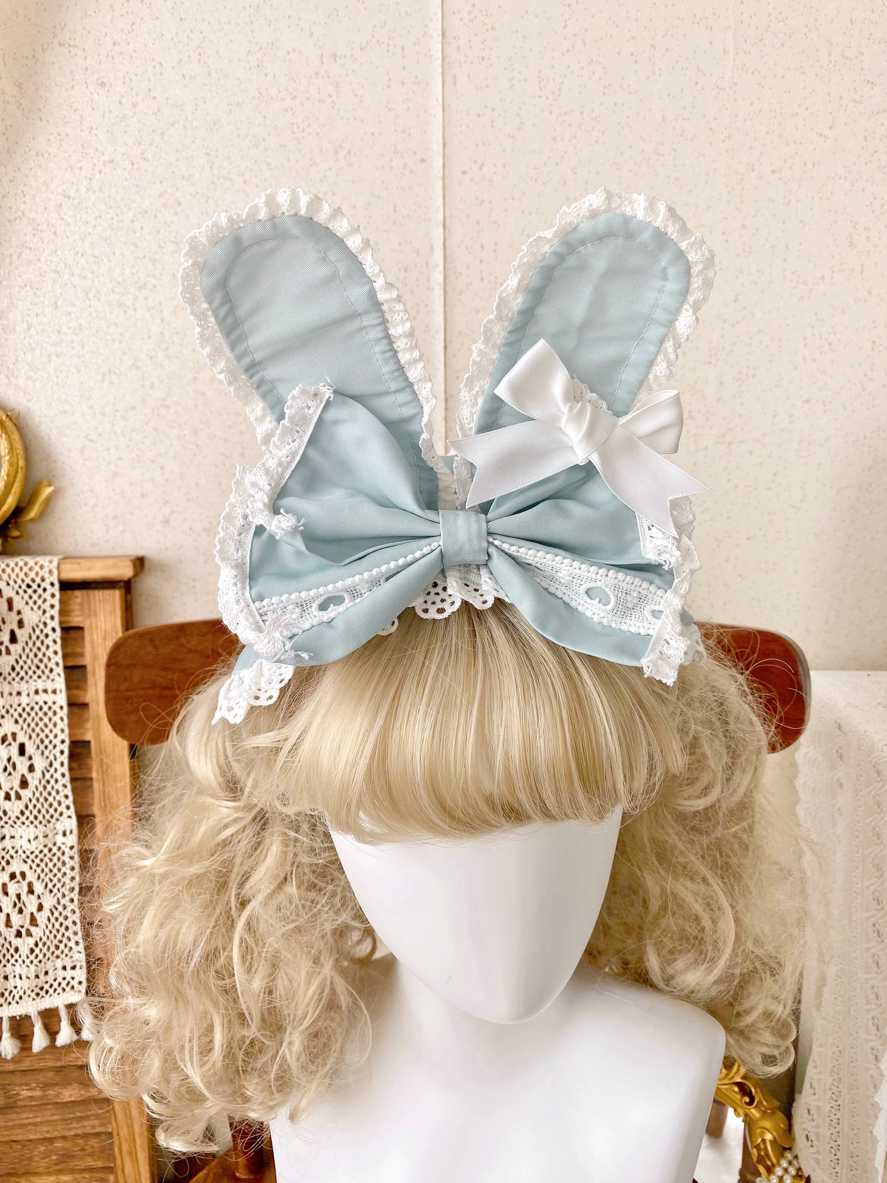 MeowMeow - Rabbit Collection Box - Bunny Print Kawaii Lolita JSK Dress, 3 Colors - Image 43