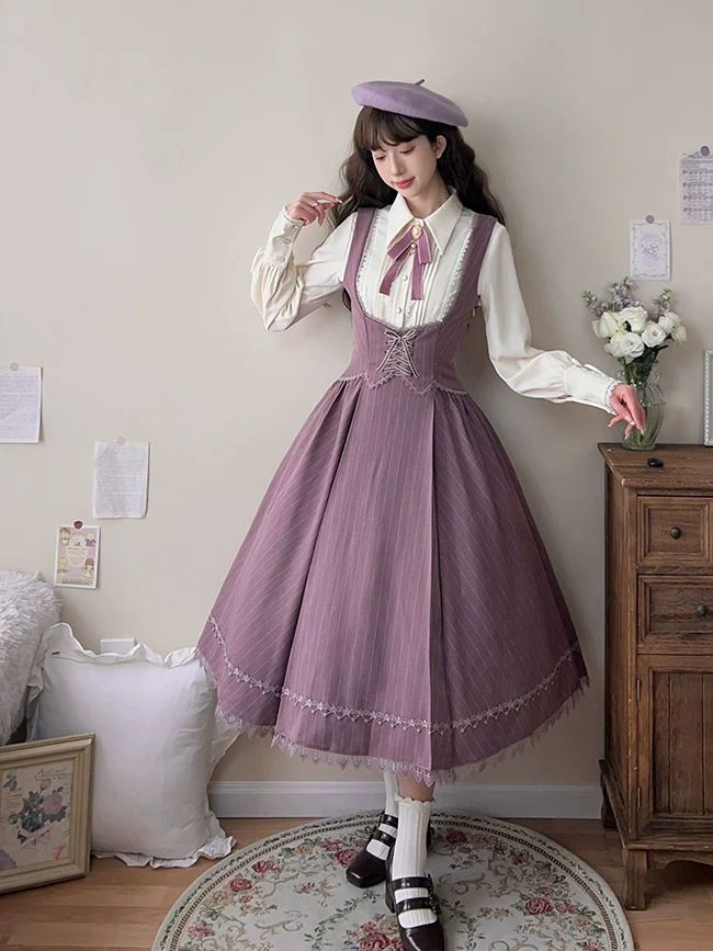 Kleta Manor - Bust-Supporting Classic Lolita JSK Dress - Image 2