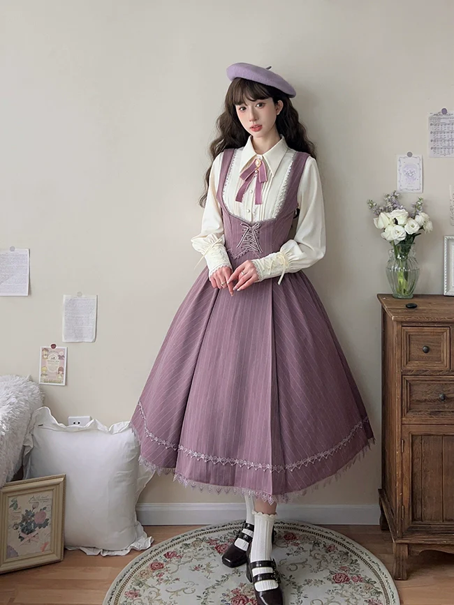 Kleta Manor - Bust-Supporting Classic Lolita JSK Dress - Image 4