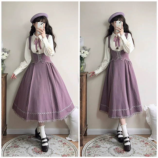 Kleta Manor - Bust-Supporting Classic Lolita JSK Dress - Image 7