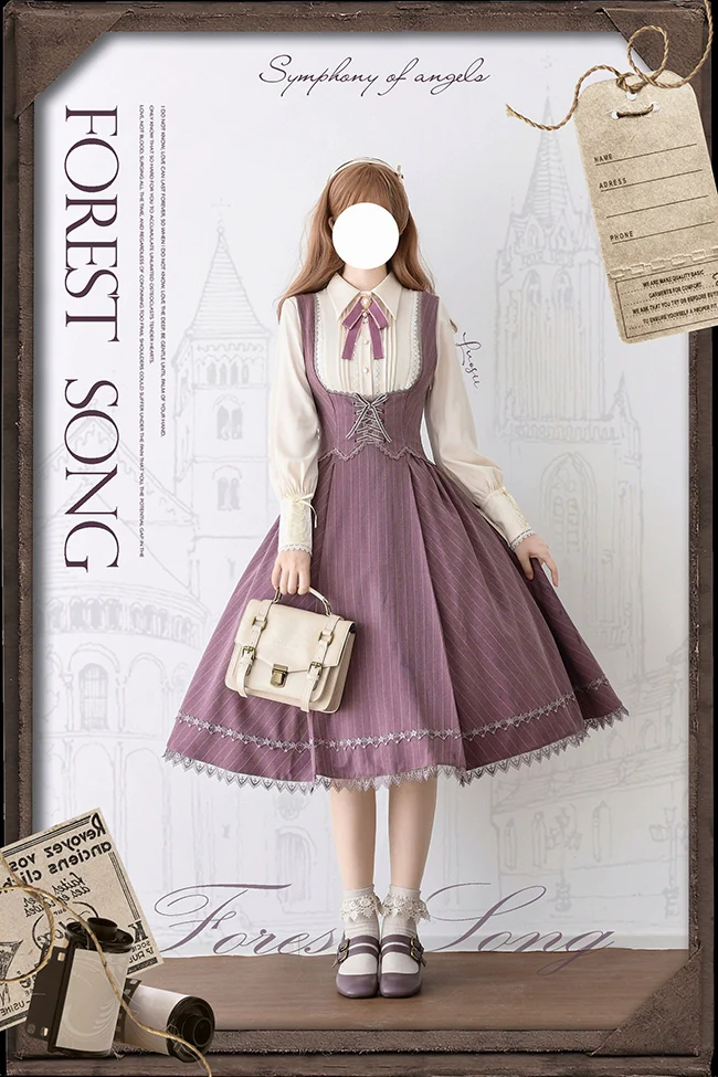 Kleta Manor - Bust-Supporting Classic Lolita JSK Dress - Image 8