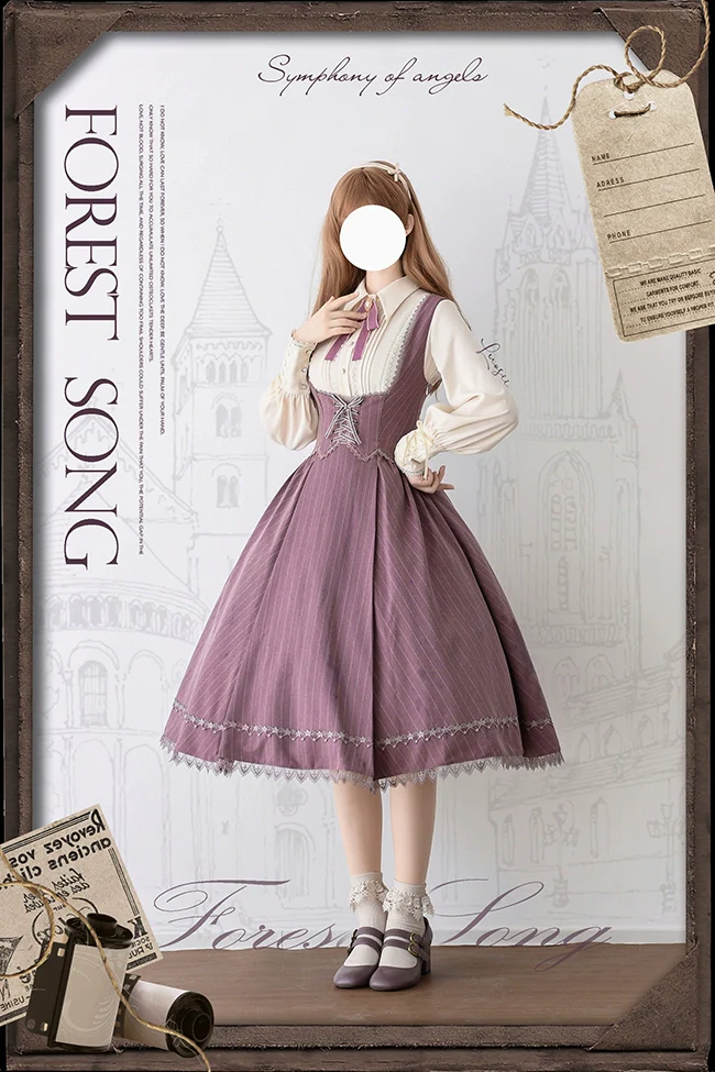 Kleta Manor - Bust-Supporting Classic Lolita JSK Dress - Image 9