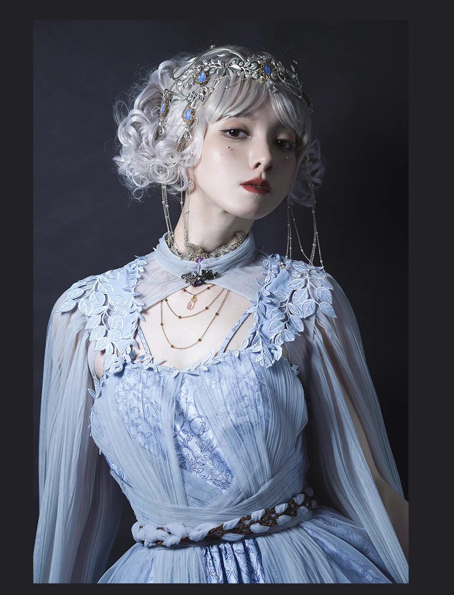 Dense Forest Corridor - Elegant Lolita Jumper Dress - Image 11