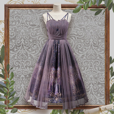 Dense Forest Corridor - Elegant Lolita Jumper Dress - Image 5