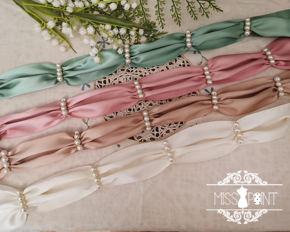 The Sally Gardens - Multicolors Ribbon Lolita Sash - Image 14