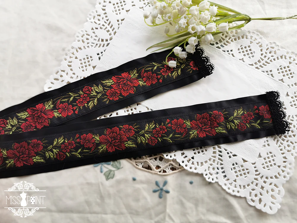 The Sally Gardens - Multicolors Ribbon Lolita Sash - Image 9