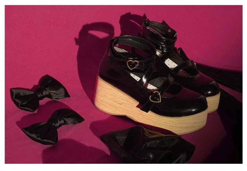 MODO - Multicolors Sweet Lolita Bow Platform Shoes - Image 12