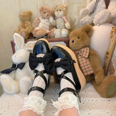 MODO - Multicolors Sweet Lolita Bow Platform Shoes - Image 15