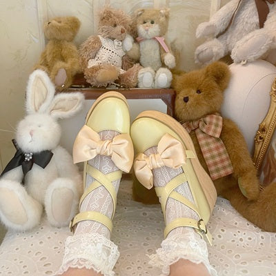 MODO - Multicolors Sweet Lolita Bow Platform Shoes - Image 30