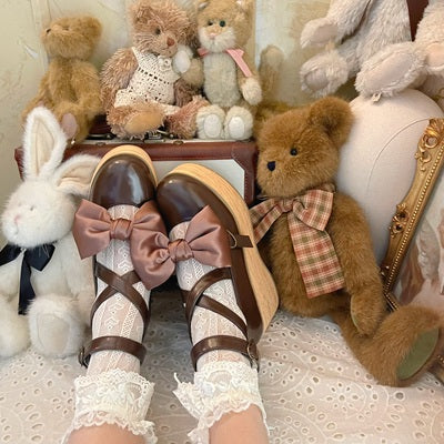MODO - Multicolors Sweet Lolita Bow Platform Shoes - Image 32
