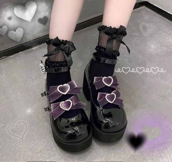 Sweet Lolita Heel Punk Platform Shoes - Image 10