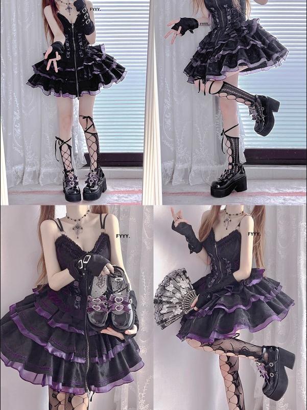 Sweet Lolita Heel Punk Platform Shoes - Image 11